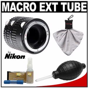 Zeikos Macro Automatic Extension Tube Set for Nikon AF with Nikon Cleaning Kit - Digital Cameras and Accessories - Hip Lens.com