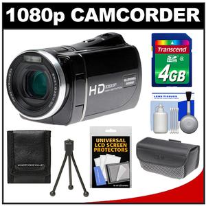 Bell & Howell DV1200HD 1080p High Definition ZoomTouch Digital Video Camcorder with 4GB Card + Cleaning Kit - Digital Cameras and Accessories - Hip Lens.com