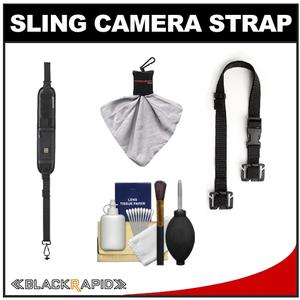 BlackRapid RS-4 Classic Sling Camera Strap with BlackRapid BRAD MOD + Cleaning & Accessory Kit - Digital Cameras and Accessories - Hip Lens.com