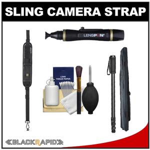 BlackRapid RS-4 Classic Sling Camera Strap with Monopod + Cleaning & Accessory Kit - Digital Cameras and Accessories - Hip Lens.com