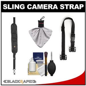 BlackRapid RS-5 Sling Camera Strap with Extra Storage Pockets with BlackRapid BRAD MOD + Cleaning & Accessory Kit - Digital Cameras and Accessories - Hip Lens.com