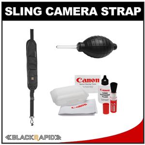 BlackRapid RS-5 Sling Camera Strap with Extra Storage Pockets with Canon Cleaning Kit - Digital Cameras and Accessories - Hip Lens.com