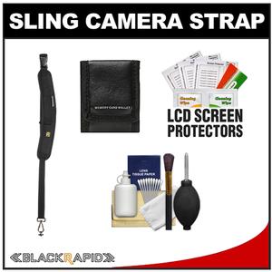 BlackRapid RS-7 Sling Camera Strap with Ergonomic Curved Design with Cleaning & Accessory Kit - Digital Cameras and Accessories - Hip Lens.com