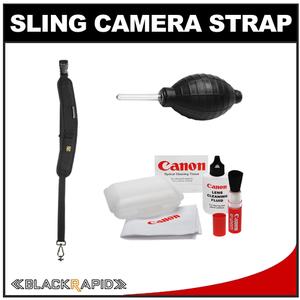 BlackRapid RS-7 Sling Camera Strap with Ergonomic Curved Design with Canon Cleaning Kit - Digital Cameras and Accessories - Hip Lens.com