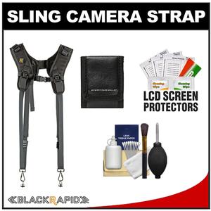 BlackRapid RS DR-1 Sling Double Camera Strap with Cleaning & Accessory Kit - Digital Cameras and Accessories - Hip Lens.com