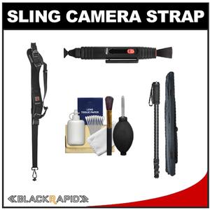 BlackRapid RS-Sport-2 Extreme Sport Slim Camera Strap with Monopod + Cleaning & Accessory Kit - Digital Cameras and Accessories - Hip Lens.com