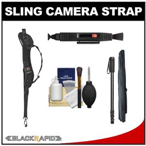 BlackRapid RS-Sport Extreme Sport Sling Camera Strap with Monopod + Cleaning & Accessory Kit - Digital Cameras and Accessories - Hip Lens.com
