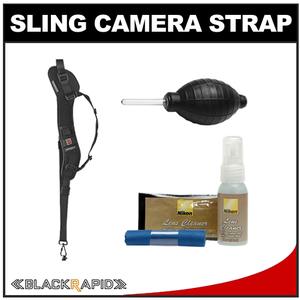BlackRapid RS-Sport Extreme Sport Sling Camera Strap with Nikon Cleaning Kit - Digital Cameras and Accessories - Hip Lens.com