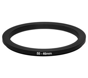 Bower 55-46mm Step-Down Adapter Ring - Digital Cameras and Accessories - Hip Lens.com