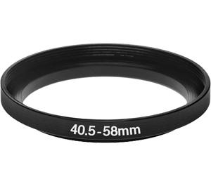 Bower 40.5-58mm Step-Up Adapter Ring - Digital Cameras and Accessories - Hip Lens.com