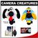 Camera Creatures Dapper Dog and Outrageous Owl Portrait Posing Prop with Cleaning Accessory Kit