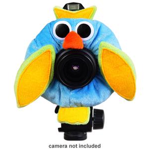 Camera Creatures Outrageous Owl Portrait Posing Prop Blue Owl with Yellow Wings - Digital Cameras and Accessories - Hip Lens.com