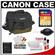 Canon 100EG Digital SLR Camera Case - Gadget Bag with 16GB SD Card + Canon Cleaning Accessory Kit