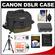 Canon 100EG Digital SLR Camera Case - Gadget Bag with LP-E6 Battery + Tripod + Accessory Kit