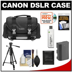 Canon 200DG Digital SLR Camera Case - Gadget Bag with LP-E6 Battery + Tripod + Accessory Kit - Digital Cameras and Accessories - Hip Lens.com