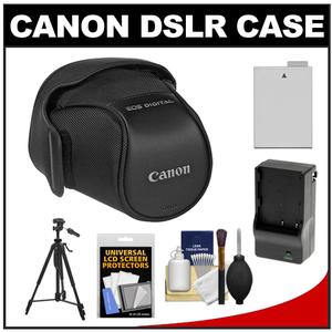 Canon EH19-L Digital SLR Camera Holster Case with Tripod + LP-E8 Battery & Charger + Accessory Kit for Rebel T2i  T3i & T4i - Digital Cameras and Accessories - Hip Lens.com