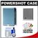 Canon PowerShot PSC-1000 Deluxe Leather Digital Camera Case (Light Blue) with NB-6L Battery + Cleaning Kit