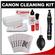 Canon Optical Digital Camera & Lens Cleaning Kit (Brush, Microfiber Cloth, Fluid & Tissue) with Lenspen + Hurricane Blower + 6 Cleaning Cloths