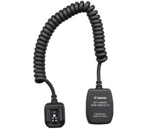 Canon OC-E3 Off-Camera Flash Shoe Cord - Digital Cameras and Accessories - Hip Lens.com