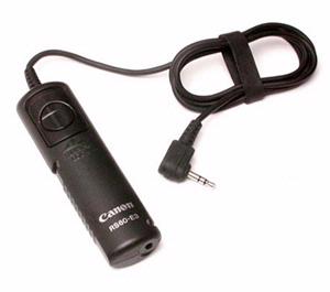 Canon RS-60E3 Remote Switch Shutter Release Cord for EOS Rebel T1i  T2i  XSi  XS  XTi & XT - Digital Cameras and Accessories - Hip Lens.com