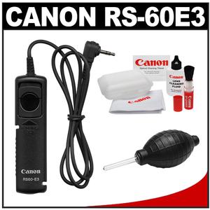 Canon RS-60E3 Remote Switch Shutter Release Cord with Cleaning Kit for EOS Rebel T1i  T2i  XSi  XS  XTi & XT - Digital Cameras and Accessories - Hip Lens.com