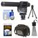 Canon DM-100 Directional Stereo Microphone with Case + Mini Spudz + Lens Cleaning Kit