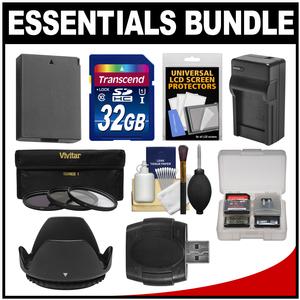 Essentials Bundle for Canon Rebel T5 & T6 DSLR Camera & 18-55mm Lens with 32GB Card + LP-E10 Battery & Charger + 3 UV/CPL/ND8 Filters Kit Essentials Bundle for Canon Rebel T5 & T6 DSLR Camera & 18-55mm Lens with 32GB Card + LP-E10 Battery & Charger + 3 UV/CPL/ND8 Filters Kit