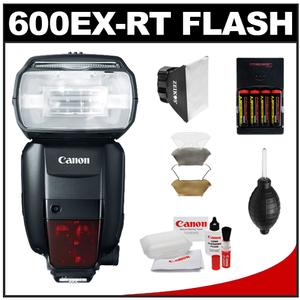 Canon Speedlite 600EX-RT Flash with Soft Box + Diffuser + Batteries & Charger + Accessory Kit - Digital Cameras and Accessories - Hip Lens.com