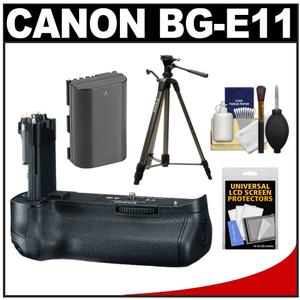 Canon BG-E11 Battery Grip for EOS 5D Mark III Digital SLR Camera with Canon Tripod + Battery + Cleaning Kit - Digital Cameras and Accessories - Hip Lens.com