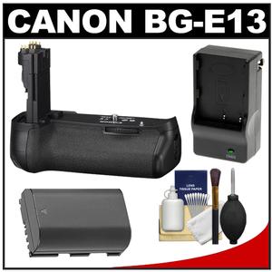 Canon BG-E13 Battery Grip for EOS 6D Digital SLR Camera with Battery & Charger + Cleaning Kit