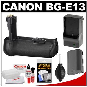 Canon BG-E13 Battery Grip for EOS 6D Digital SLR Camera with Battery & Charger + Accessory Kit