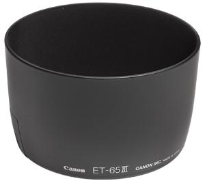 Canon ET-65III Lens Hood for EF 85mm f/1.8  100mm f/2  70-210mm  100-300mm - Digital Cameras and Accessories - Hip Lens.com