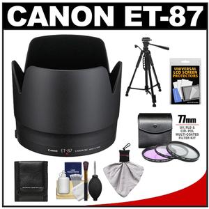 Canon ET-87 Lens Hood for EF 70-200mm f/2.8 L II IS USM with 3 (UV/FLD/CPL) Filter Set + Tripod + Accessory Kit - Digital Cameras and Accessories - Hip Lens.com