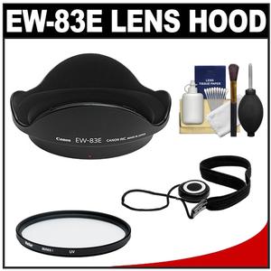 Canon EW-83E Lens Hood for EF 16-35mm f/2.8L  17-40mm f/4L  EF-S 10-22mm USM with UV Filter & Accessory Kit - Digital Cameras and Accessories - Hip Lens.com