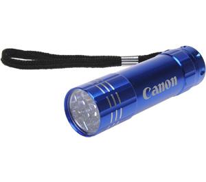 Canon 9 LED Push Button Flashlight (Blue) - Digital Cameras and Accessories - Hip Lens.com