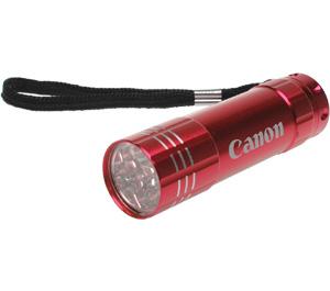 Canon 9 LED Push Button Flashlight (Red) - Digital Cameras and Accessories - Hip Lens.com