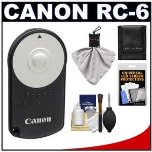 Canon RC-6 Wireless Remote Shutter Release Controller for Rebel XSi  T2i  T3i  T4i & EOS M  60D  7D  5D Mark III with Accessory Kit - Digital Cameras and Accessories - Hip Lens.com