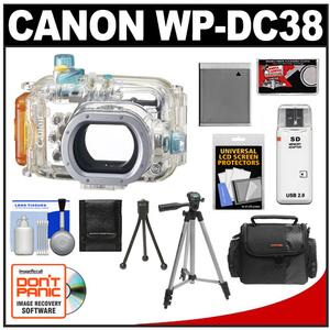 Canon WP-DC38 Waterproof Underwater Housing Case for PowerShot S95 Digital Camera with Battery + Case + Tripod + Accessory Kit - Digital Cameras and Accessories - Hip Lens.com