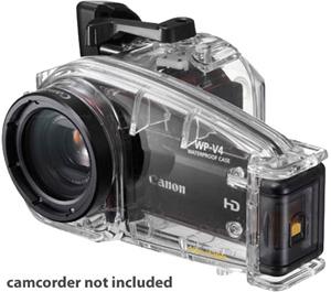 Canon WP-V4 Waterproof Underwater Housing Case for Vixia HF M52  HF M50  HF M500 Camcorder - Digital Cameras and Accessories - Hip Lens.com