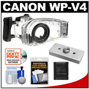 Canon WP-V4 Waterproof Underwater Housing Case for Vixia HF M52  HF M50  HF M500 Camcorder with Case Weight + Accessory Kit - Digital Cameras and Accessories - Hip Lens.com