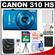 Canon PowerShot 310 HS Digital Elph Camera (Blue) with 8GB Card + Battery + Case + Cleaning & Accessory Kit