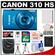 Canon PowerShot 310 HS Digital Elph Camera (Blue) with 8GB Card + Battery + Case + Tripod + Cleaning & Accessory Kit