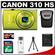 Canon PowerShot 310 HS Digital Elph Camera (Green) with 8GB Card + Case + Accessory Kit
