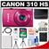 Canon PowerShot 310 HS Digital Elph Camera (Pink) with 16GB Card + Battery + Case + Flex Tripod + HDMI Cable + Cleaning & Accessory Kit