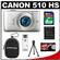Canon PowerShot 510 HS Digital Elph Camera (Silver) with 8GB Card + Case + Accessory Kit
