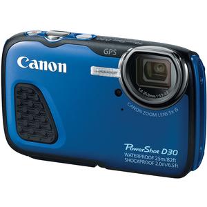 Canon PowerShot D30 Shock & Waterproof GPS Digital Camera