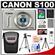 Canon PowerShot S100 Digital Camera (Silver) with 8GB Card + Battery + Case + Tripod + Accessory Kit