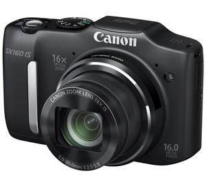 Canon PowerShot SX160 IS Digital Camera (Black)