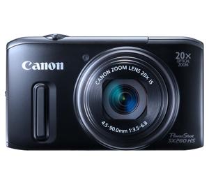 Canon PowerShot SX260 HS Digital Camera (Black) - Digital Cameras and Accessories - Hip Lens.com