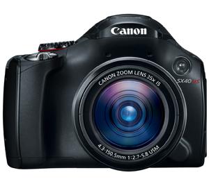Canon PowerShot SX40 HS Digital Camera (Black) - Digital Cameras and Accessories - Hip Lens.com